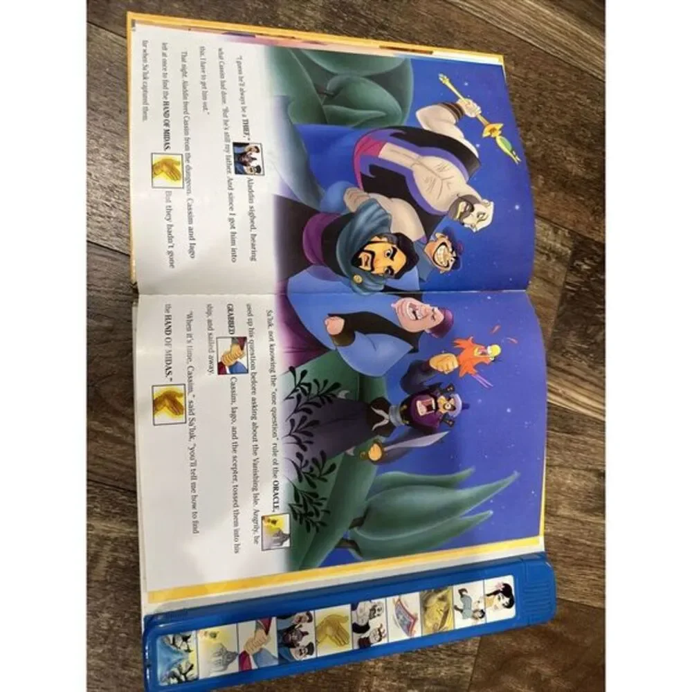 Disney's Aladdin & The King of Thieves Sound Story‎ HB Book READ DESCRIPTION